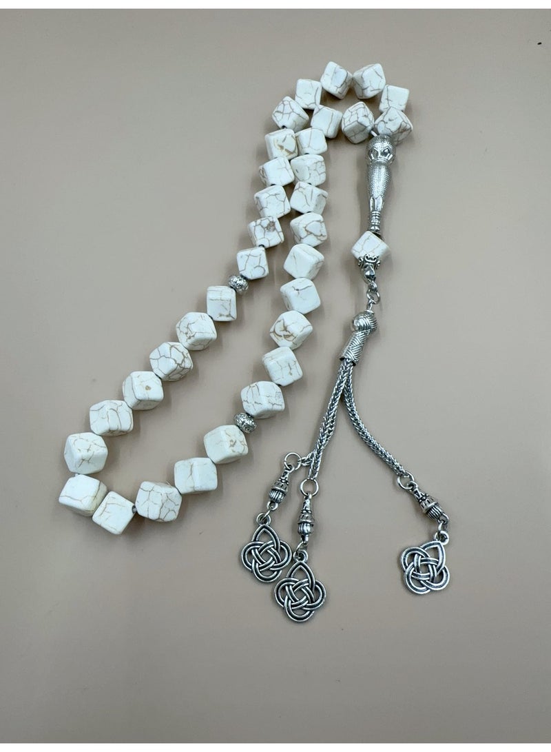 عام 33 سبحة صلاة من الحجر الصناعي/ta S مغلقة/10 مم - Image 5