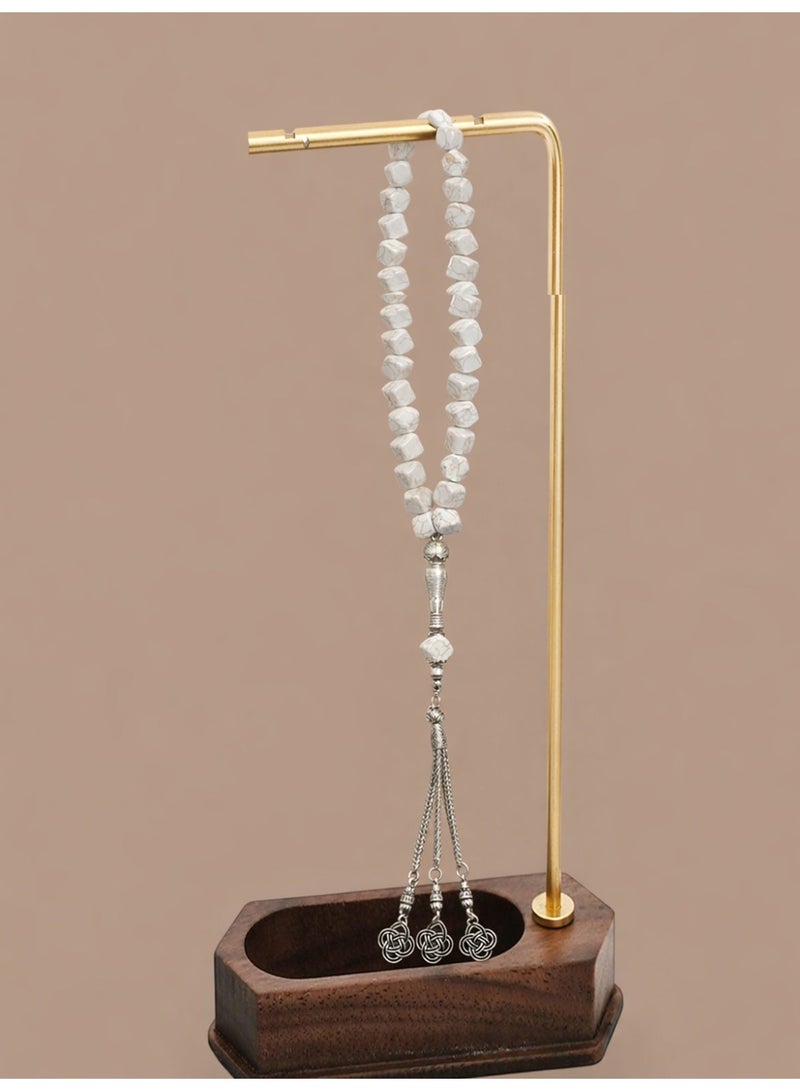 عام 33 سبحة صلاة من الحجر الصناعي/ta S مغلقة/10 مم - Image 3