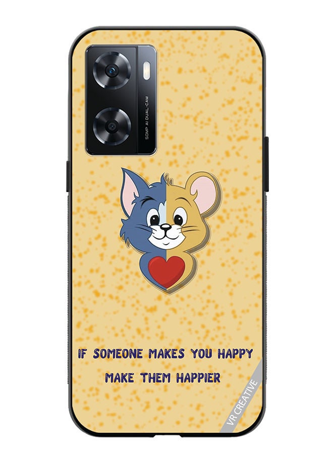 VR CREATIVE Protective Case Cover For OnePlus Nord N20 SE Tom Jerry Design Multicolour - Image 1
