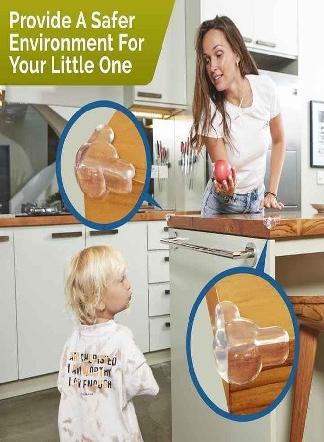 ZEBROC Silicone Edge Protector for Sharp Edges, Baby Proofing Edge & Corner Guard, Child Safety Cushion for Furniture, Desks, Sharp Corners Protection, Corner Protector (4) - Image 2