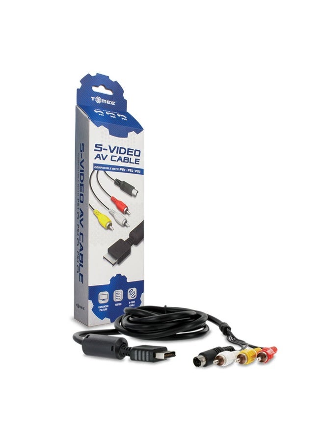 Tomee S-Video AV Cable for PS3/ PS2/ PlayStation [video game]