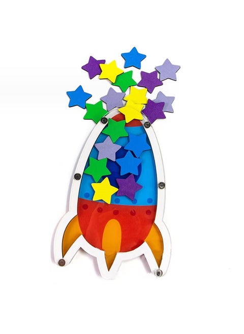 Custom Moon Star Token Reward Jar Rocket