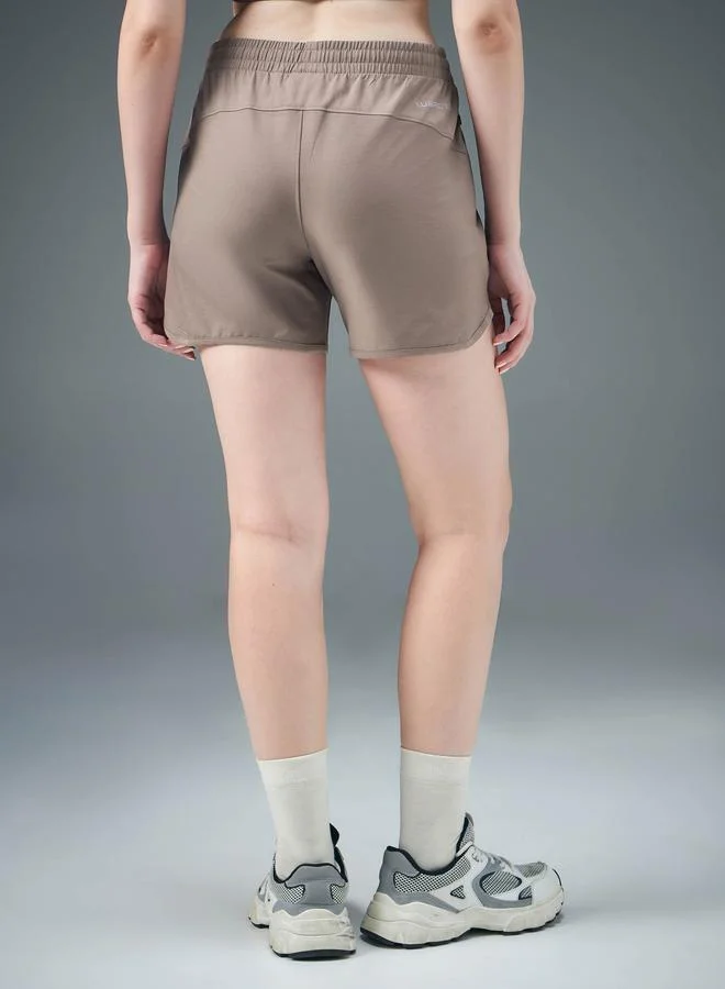 Technosport Technosport Women Solid Regular Fit Shorts