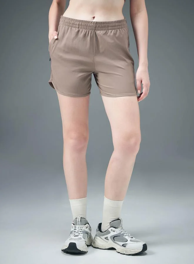 Technosport Technosport Women Solid Regular Fit Shorts