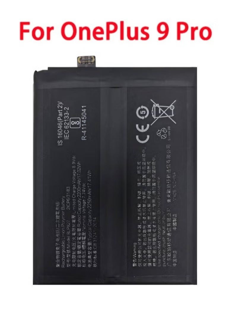 MUNTAQI Replacement Internal Battery BLP827 Compatible for OnePlus 9 Pro (Black) – High-Capacity Li-ion Rechargeable Battery for Long-Lasting Power, Stable Performance, Safe Charging & Easy DIY Installation – Restore Battery Life Fast - Image 2