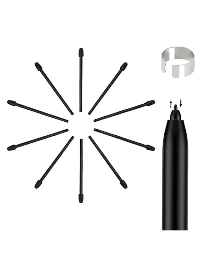 PROMASS 10 Pcs Pen Tips for Remarkable 2 Pen, Soft Pen Tips Replacement for Remarkable 2 Stylus Marker Plus Durable Pen Nibs with Tool  - Image 1