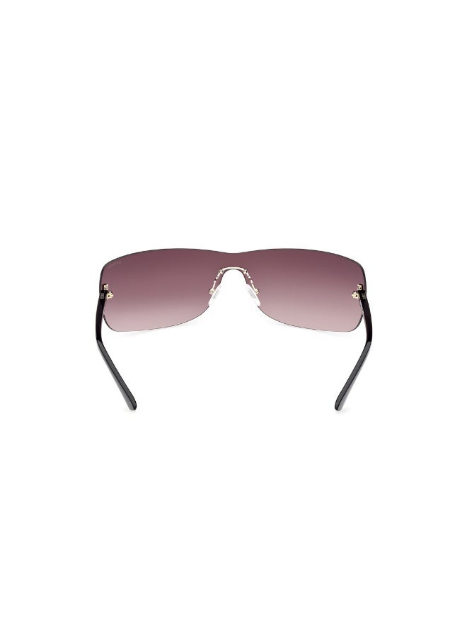 جس نظارة شمسية  عصرية بإطار شيلد للنساء - اسود - Image 4