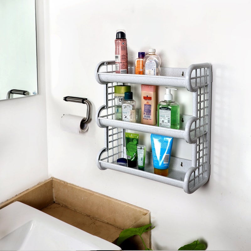 Cello Cello Japan Plastic Storage Shelf Granite White  - Image 2