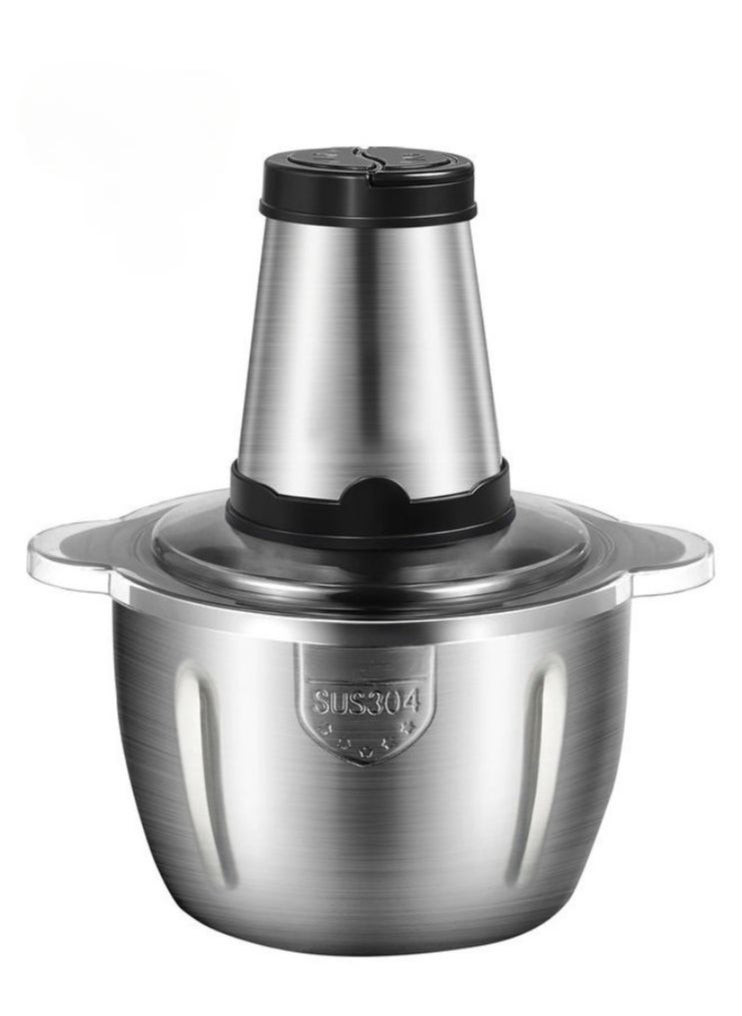 Gold Crest Electric Meat Chopper Grinder 3 Litre 400W with two variable speed Stainless Steel Bowl Food Processor for Meat Vegetables Onion Ginger Garlic Mincer Blender for Home / Restaurants / Kitchen  - Image 5
