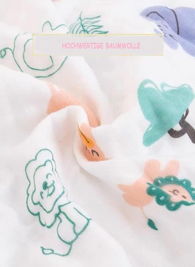 KASSY POP CURATED JUST FOR YOU Kassy Pop Muslin Cotton Bath Towel Cum Baby Swaddler | Extra Soft Towels for Newborn 0 to 3 Years l 100% Organic Cotton wash Towel | 105 X 105 cm (Multicolor) - Image 5