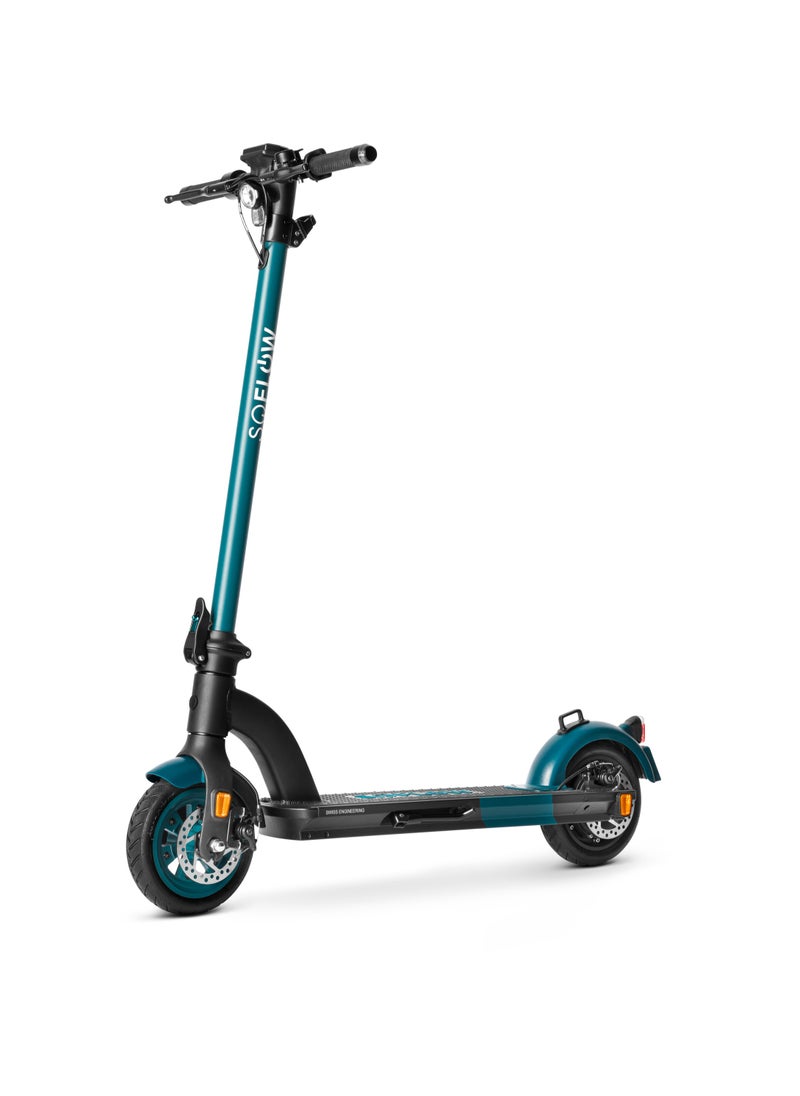 SOFLOW - So4 Air 3Rd Gen E-Scooter With Stylish Design, Powerful 600W Brushless Motor, Max Range 30Km, 10" Pneumatic Tyres, 120Kg Load Capacity-Green - Image 1