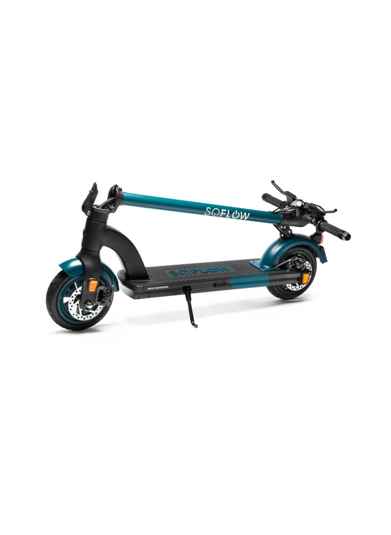 SOFLOW - So4 Air 3Rd Gen E-Scooter With Stylish Design, Powerful 600W Brushless Motor, Max Range 30Km, 10" Pneumatic Tyres, 120Kg Load Capacity-Green - Image 1