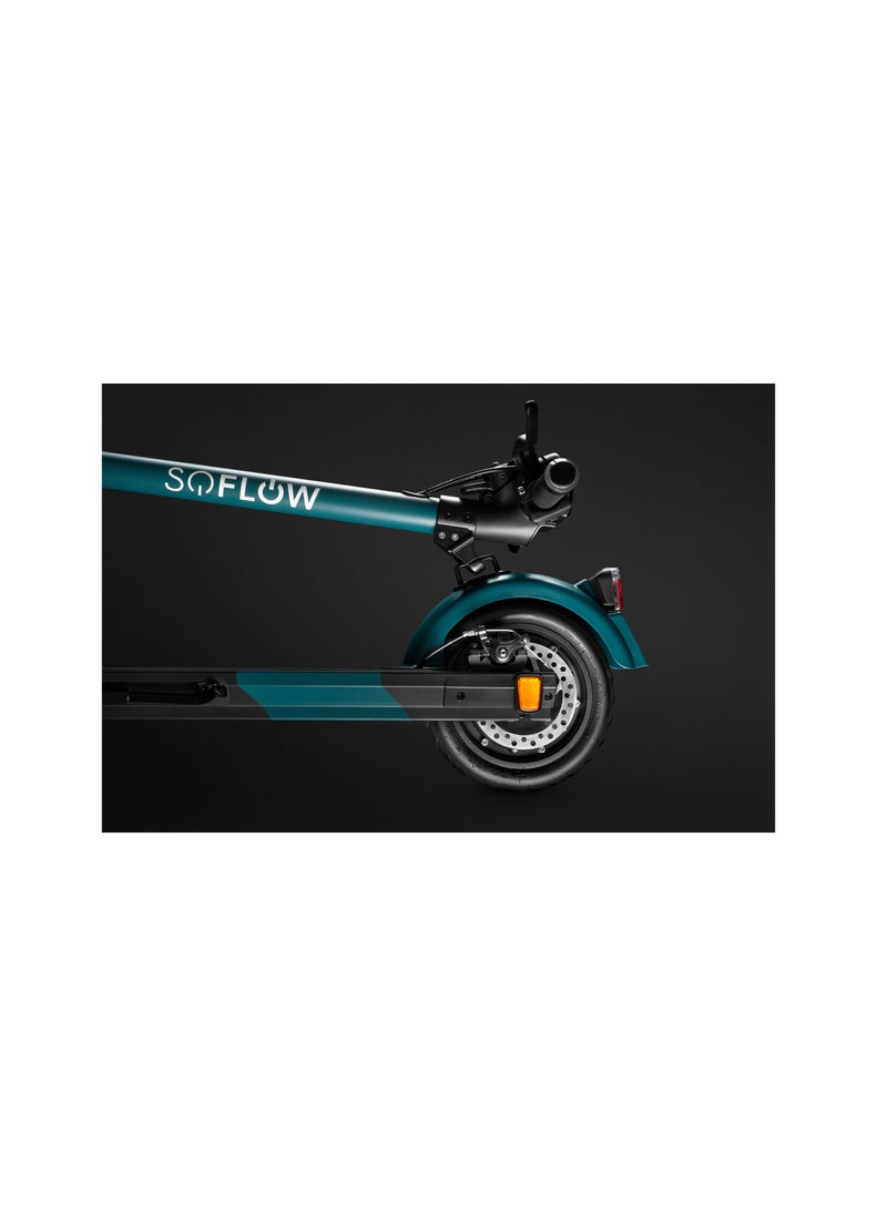SOFLOW - So4 Air 3Rd Gen E-Scooter With Stylish Design, Powerful 600W Brushless Motor, Max Range 30Km, 10" Pneumatic Tyres, 120Kg Load Capacity-Green - Image 1