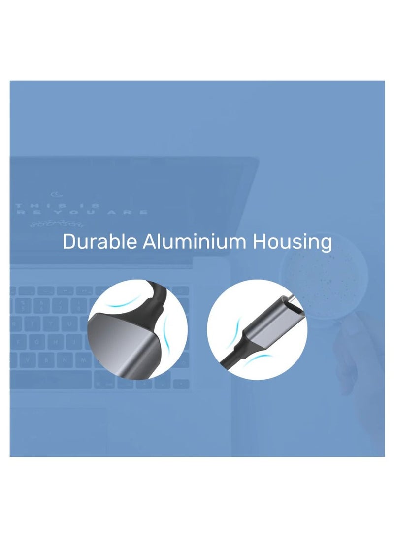 UNITEK محول UNITEK USB-C إلى Ethernet بسرعة جيجابت مع دعم شبكة عالي السرعة 10/100/1000 ميجابت في الثانية للاتصال الموثوق بالإنترنت السلكي على أجهزة الكمبيوتر المحمولة والأجهزة اللوحية والمزيد - Image 3