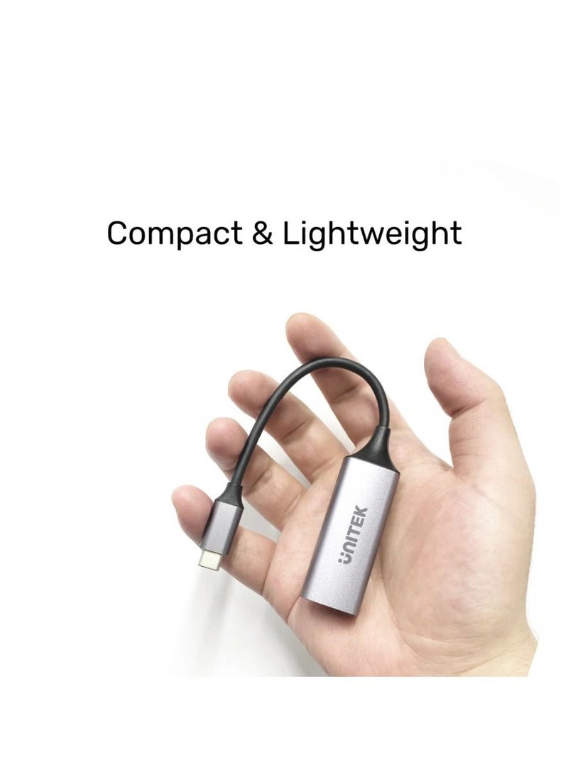 UNITEK محول UNITEK USB-C إلى Ethernet بسرعة جيجابت مع دعم شبكة عالي السرعة 10/100/1000 ميجابت في الثانية للاتصال الموثوق بالإنترنت السلكي على أجهزة الكمبيوتر المحمولة والأجهزة اللوحية والمزيد - Image 5