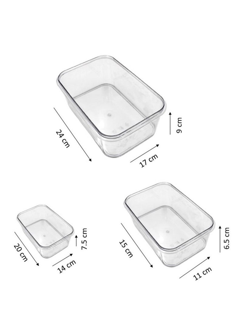 Auroware 9 Set Storage Sealed Crisper Container with Leak proof Lid