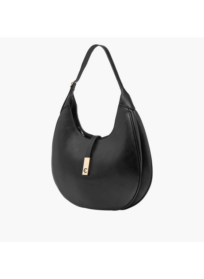 Le Confort Women Solid Shoulder Bag with Zip Closure - Image 3
