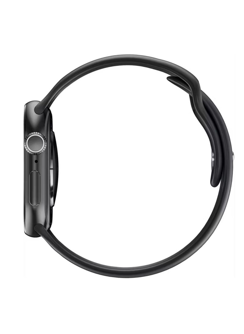 GREEN LION Communicate Smart Watch with 2.07" IPS Dispaly, 380mAh Battery Capacity, Wireless Charging, AI Voice Assistant, 1GB Flash, 3-5 Days Working Time - Black - Image 5