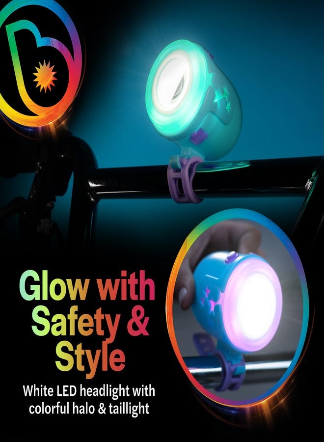 Brightz RideBrightz LED Bike Headlight and Tail Light Set - Rechargeable Bike Lights Front and Back - Kids Bicycle & Scooter Accessories for Boys and Girls - Lighting Set for Safety & Visibility Star - Image 2