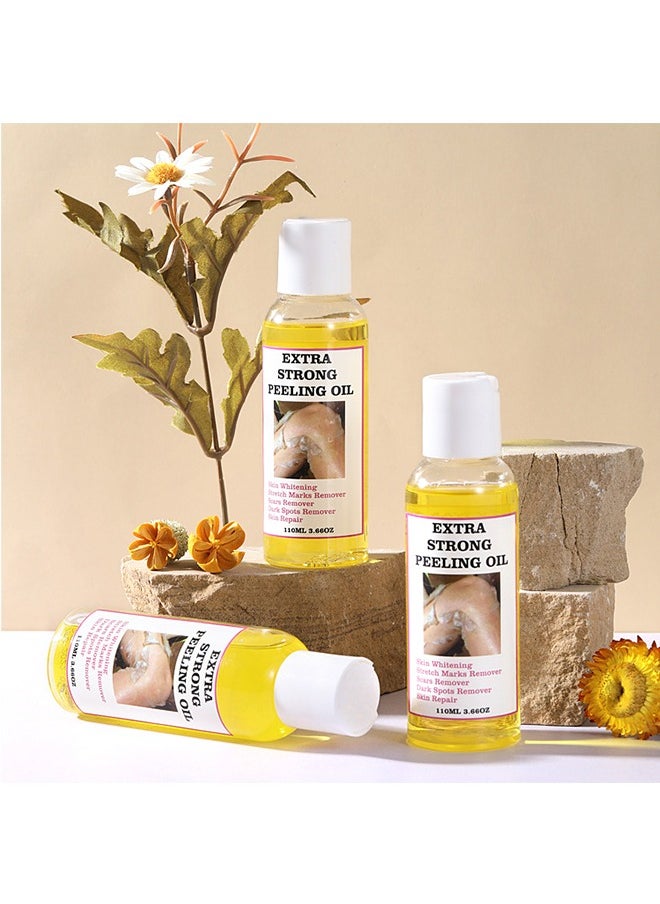 MOOYAM Extra Strong Peeling Oil,Yellow Peeling Oil 110ml Super Strength Dead Skin Remover Skin Moisturizing Hydrating Butter Peeling Remove Dead Skin and Calluses on Feet and Hand Dark Spot Peeling Oil  - Image 5