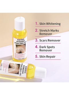 MOOYAM Extra Strong Peeling Oil,Yellow Peeling Oil 110ml Super Strength Dead Skin Remover Skin Moisturizing Hydrating Butter Peeling Remove Dead Skin and Calluses on Feet and Hand Dark Spot Peeling Oil  - Image 4