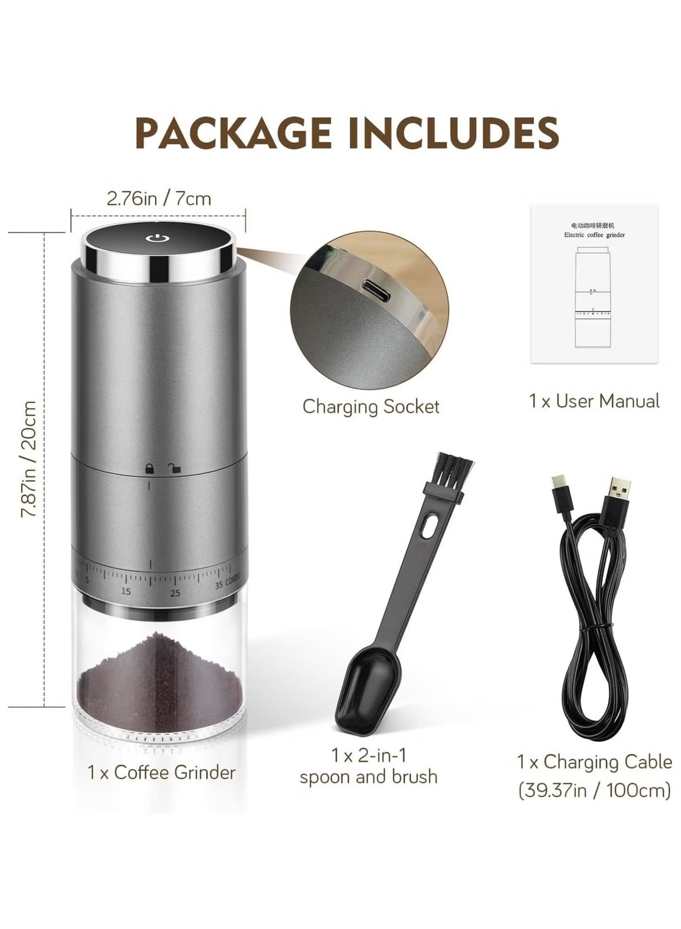 مطحنة قهوة كهربائية