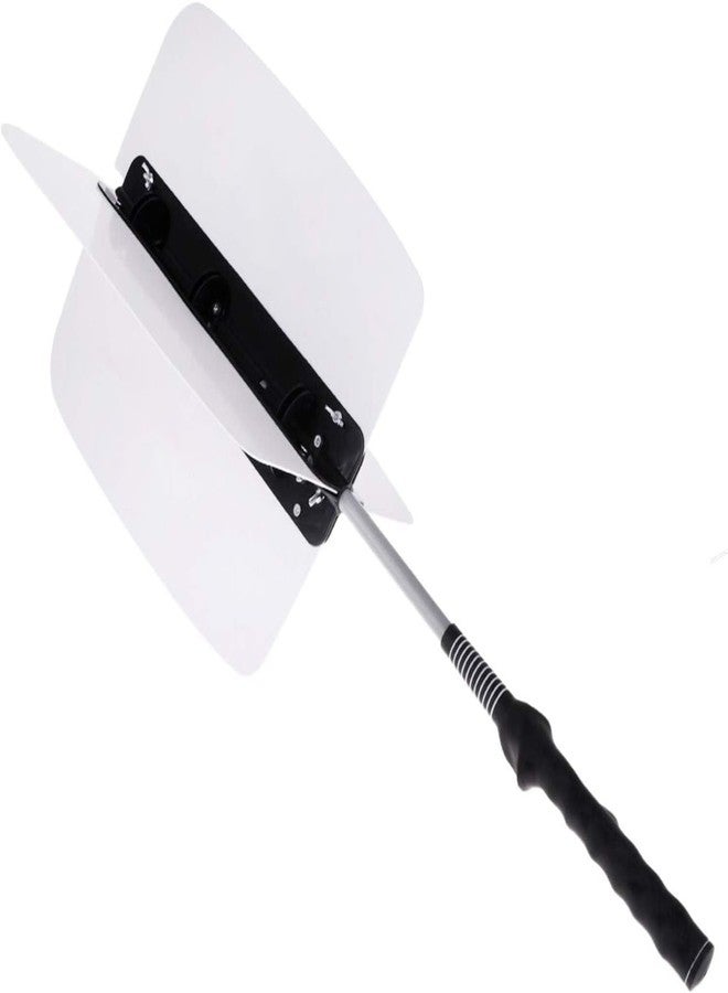 HOW TRUE Golf Power Resistance Trainer Golf Swing Trainer Golf Power Swing Fan, White - Image 1