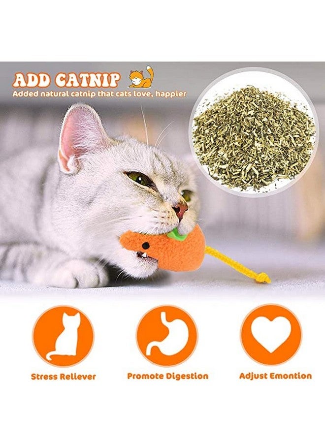 Generic Mouse Toy - 6 Pieces Cats Mouse Plush Cat Toys Realistic Cute Kitten Mice Filled Polyfill Rat For Cat  - Image 3