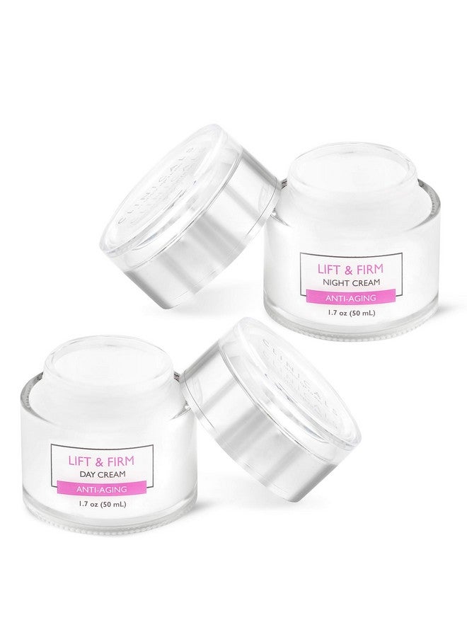 سباسكريبشنز مجموعة كريمات ليفت آند فيرم النهارية والليلية من سبا سكريبتيشنز كلينيكالز مع الكولاجين - عبوتان (1.7 أونصة) - Image 4