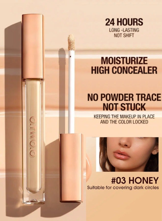O.TWO.O O TWO O Liquid Concealer Full Coverage Long Lasting Waterproof Makeup for Dark Circles Blemishes - Image 1
