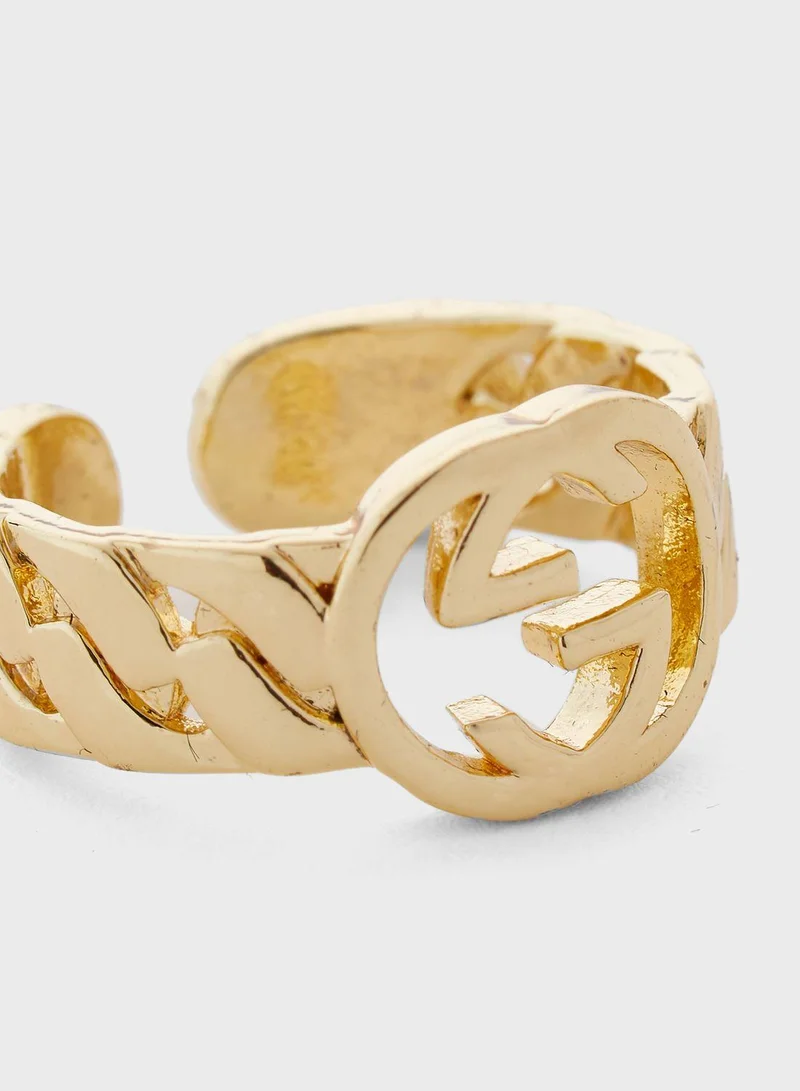 Vanilla Rouge Embellished Ring