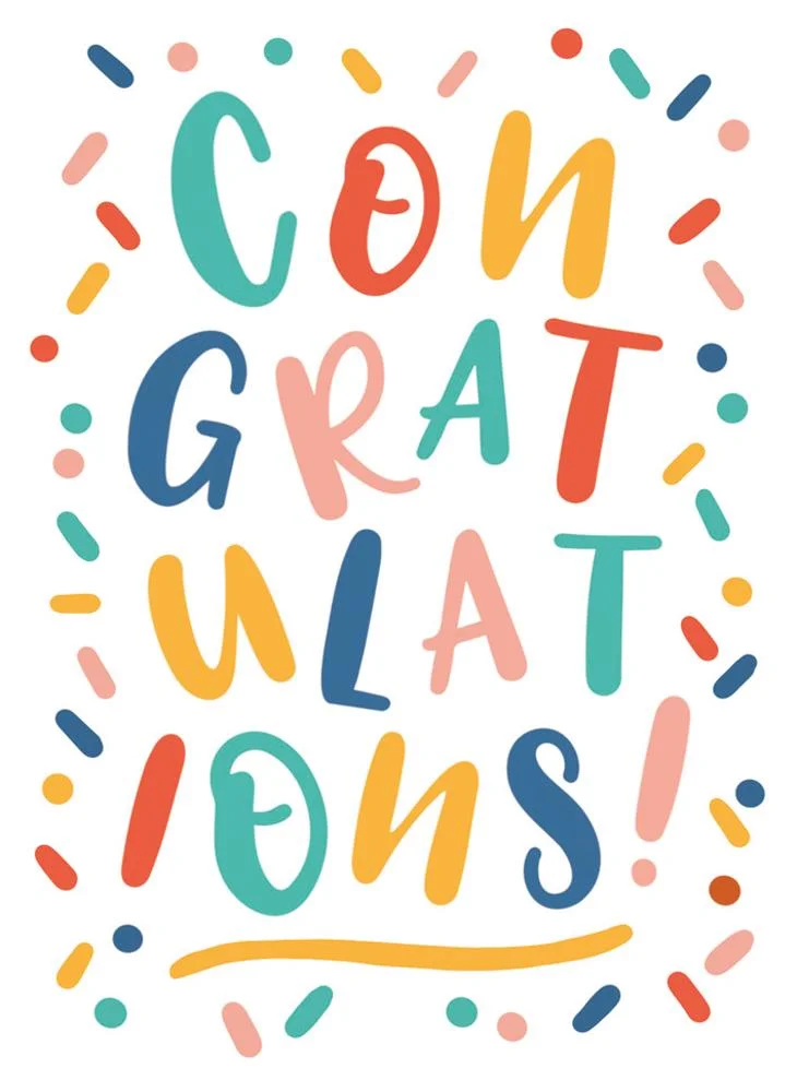 ذا ارت فايل Congratulations! Greeting Card