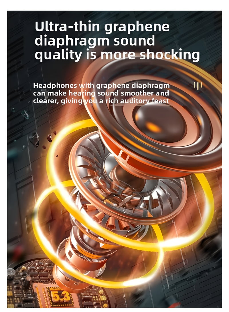 Flyview Neckband Bluetooth Headset Wireless Headphones with Noise Cancelling Mic Earbuds Fast Charging & Long Battery Life Waterproof Headphone Comfortable In-Ear earphones Gaming Travel Earpods for Huawei Samsung Honor Xiaomi Android Apple Ear Buds Noise Cancellation - Image 5