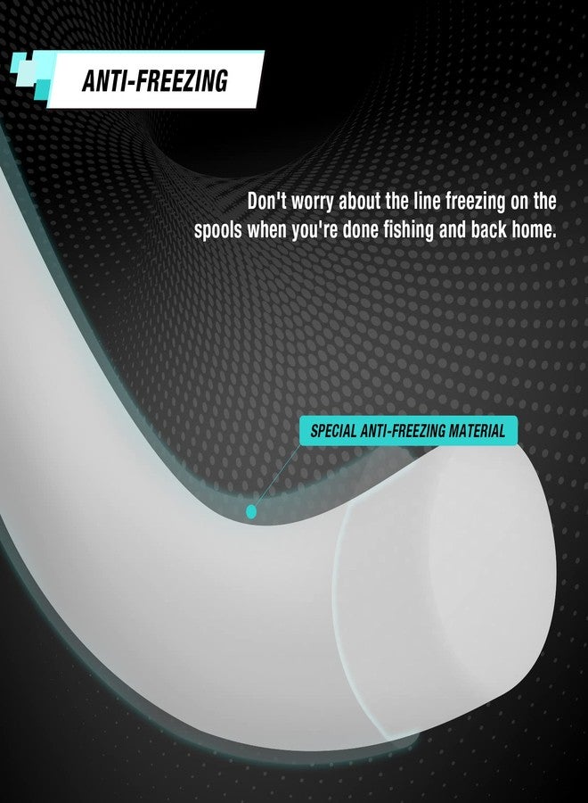 اس اف خيط صيد أحادي الشعيرة فائق القوة SF 8LB/3.6KG 330YD/300M مع بكرة، مناسب للمياه العذبة، لون أخضر فلوري - Image 4