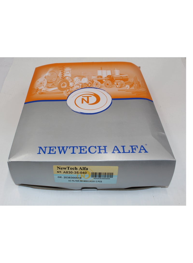 نيوتيك_الفا مرشح AC DB W203 ، W209 /2 PCS - Image 2
