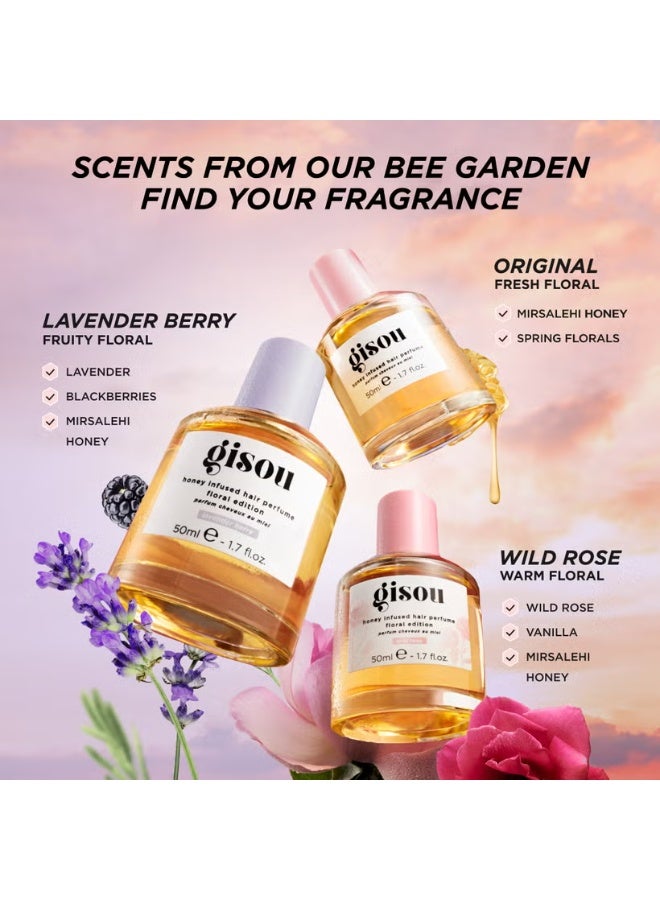 Gisou Honey Infused Hair Perfume 15ml - Wildflower Honey - Image 3