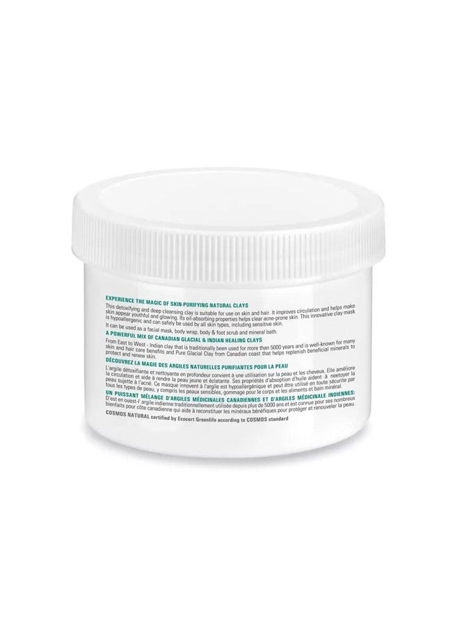 REFRESH BOTANICALS - Refreshing Face Mask 200 g | Deep Pore Cleansing Clay Mask for Face & Body| ECOCERT COSMOS CERTIFIED | Indian Healing & Canadian Glacial Clays | Product of Canada - Image 1