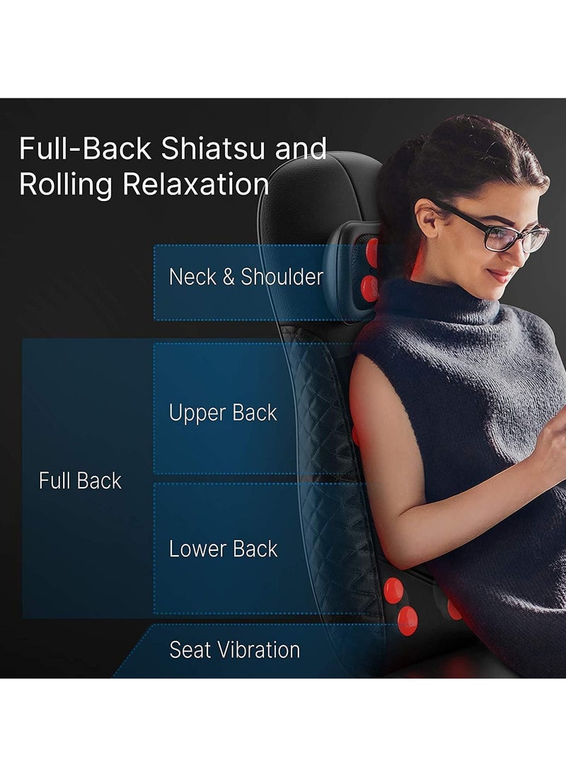RENPHO Back Massager with Heat, Shiatsu Massage Chair RF-BM066  - Image 5