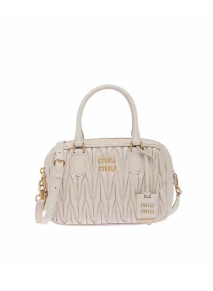 Miu Miu Pleated Cross-body Shoulder Bag Handbag 24*15.5*6cm - Image 1