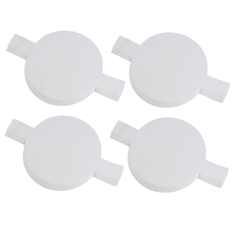 White Non Stick Parchment Paper Sheets 7 Inch 100 Pieces Oven Baking Pan Liners - Image 2