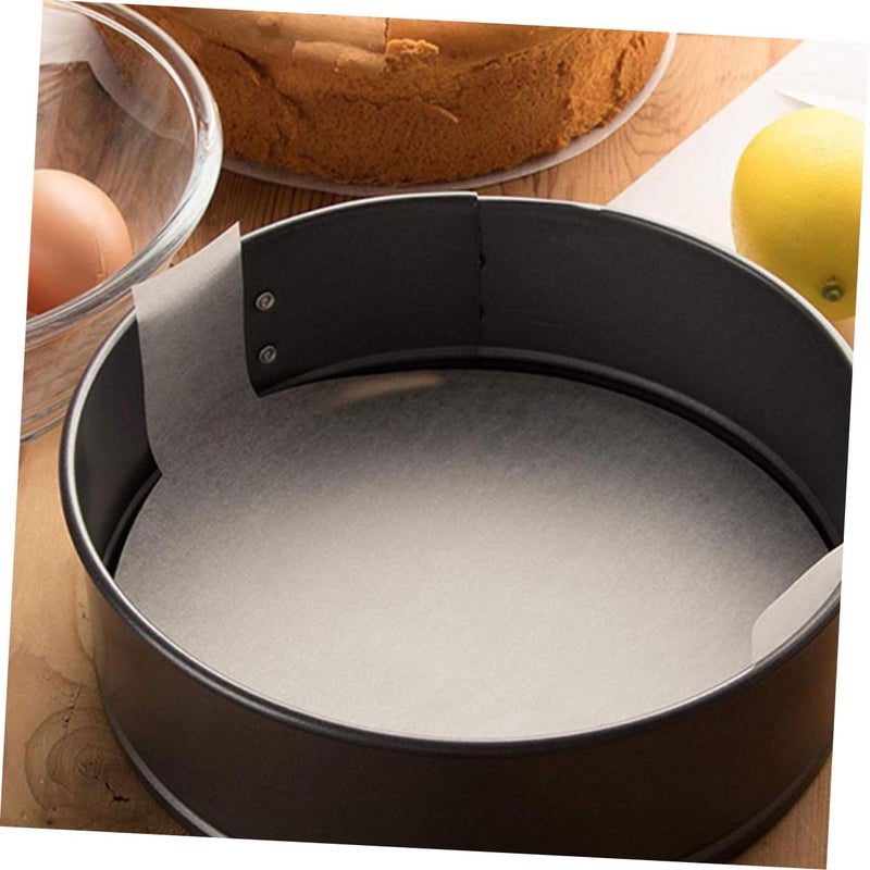 White Non Stick Parchment Paper Sheets 7 Inch 100 Pieces Oven Baking Pan Liners - Image 5