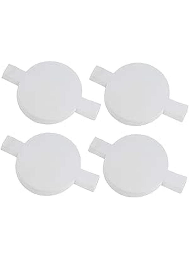 White Non Stick Parchment Paper Sheets 7 Inch 100 Pieces Oven Baking Pan Liners - Image 1