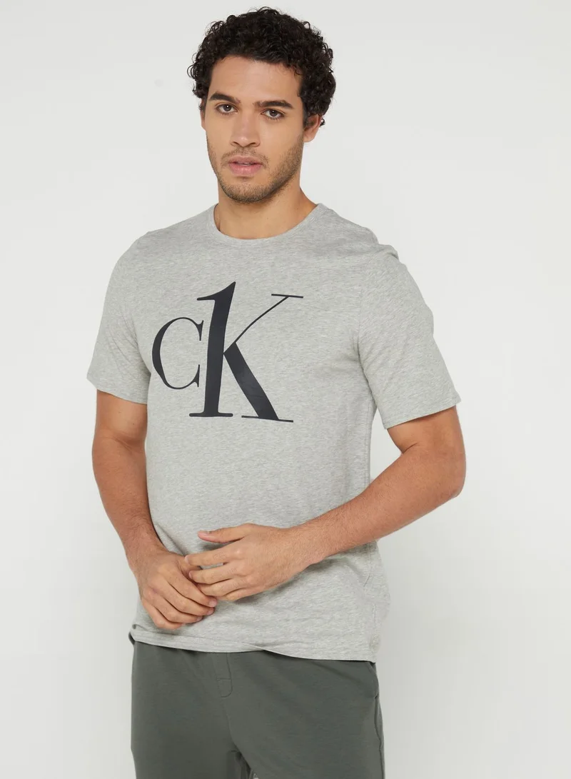 CALVIN KLEIN Logo Crew Neck T-Shirt