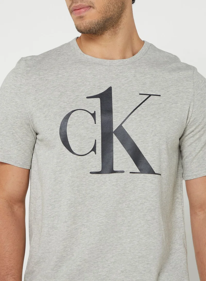 CALVIN KLEIN Logo Crew Neck T-Shirt