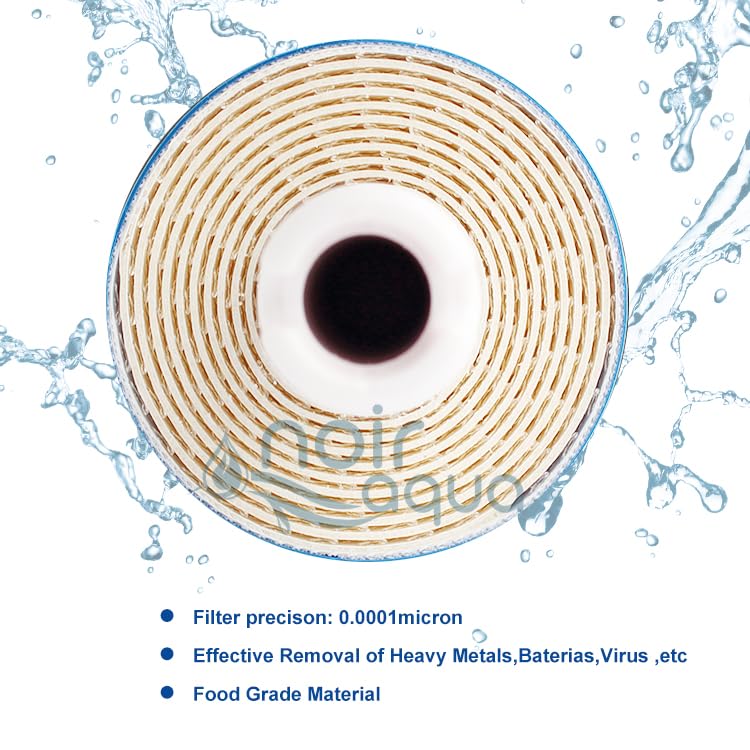 Noir Aqua Inline Filter Set, This Comprehensive Set Includes The Sediment Filter, Pre Carbon Filter, and 100 GPD Membrane Works Upto 3000 TDS, Suitable for All Kind of RO Water Purifier Filters. - Image 5