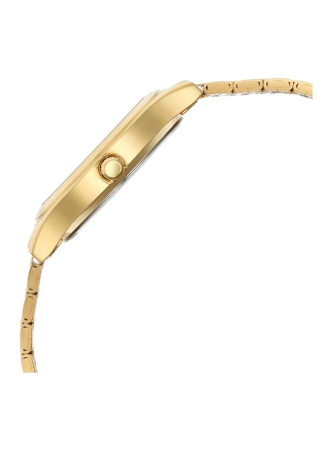 تيتان Men Analog Display Watch With Gold Stainless Steel Strap - 1648YM06
