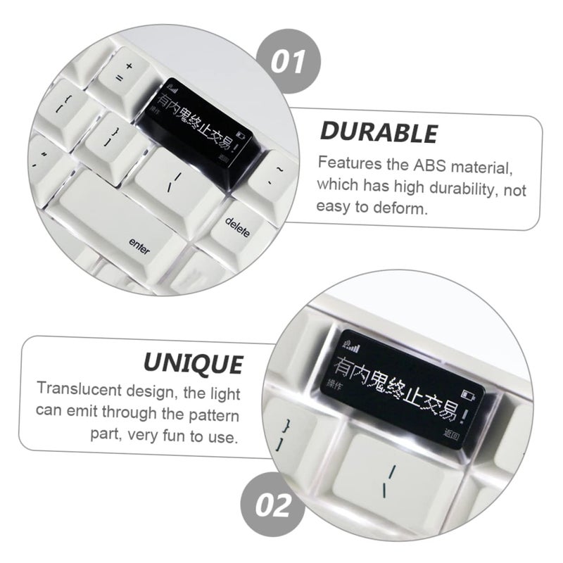 Replacement Translucent Keycaps For Mechanical Gaming Keyboards Black 3 Pieces Set - Image 4