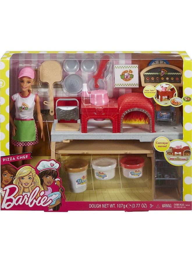Barbie - Barbie Pizza Chef Doll and Playset - Image 1