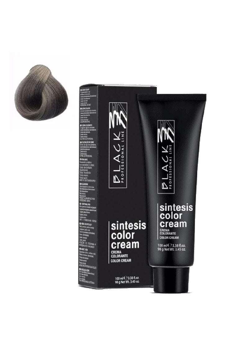 BLACK PROFESSIONAL LINE Black Professional Sintesis Color Cream Cool Grey 0.11 – Permanent Hair Dye 100ml - Image 1