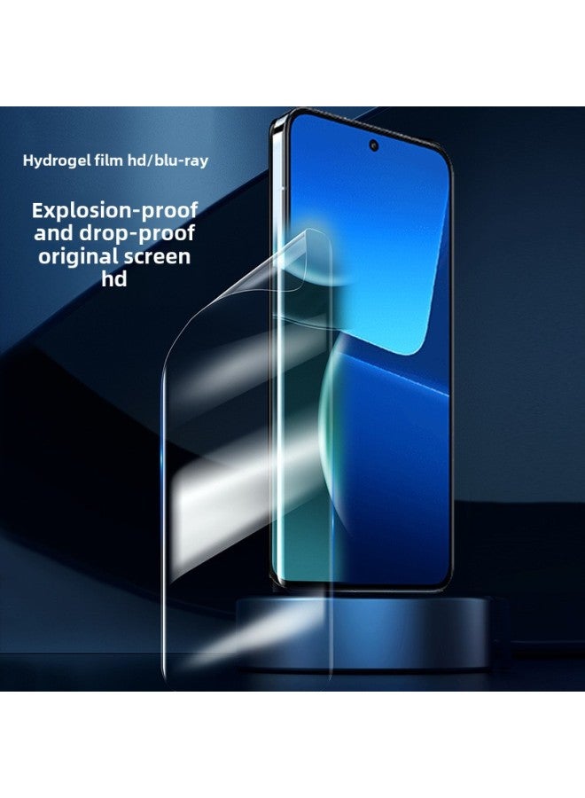 Xiaomi 13pro Tempered Film HD Full Coverage Applicable Xiaomi 9SE Hydrated Film Digital Series Flat Mobile Phone Film-Colour:Full Screen Matte Blue Light-Size:Xiaomi 15 (unlocked Version)  - Image 4